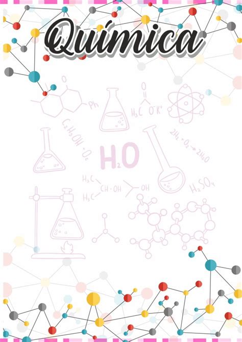 Caratulas Para Química【primaria Y Secundaria】 ¡diseños Bonitos