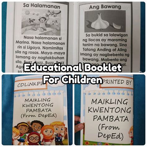 Maikling Kwentong Pambata Booklet Deped Educational Worksheet For Kids