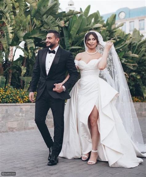 فستان زفاف هاجر أحمد يثير الجدل على السوشيال ميديا قناة صدى البلد