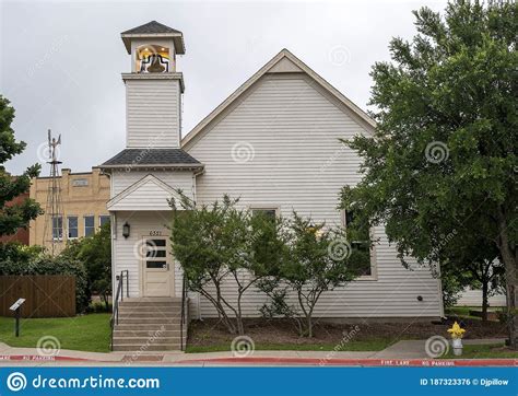 Historic Lebanon Baptist Church At The Frisco Heritage Center In The