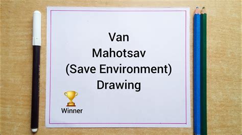 Van Mahotsav Drawing Van Mahotsav Poster Drawing Easy Save Tree