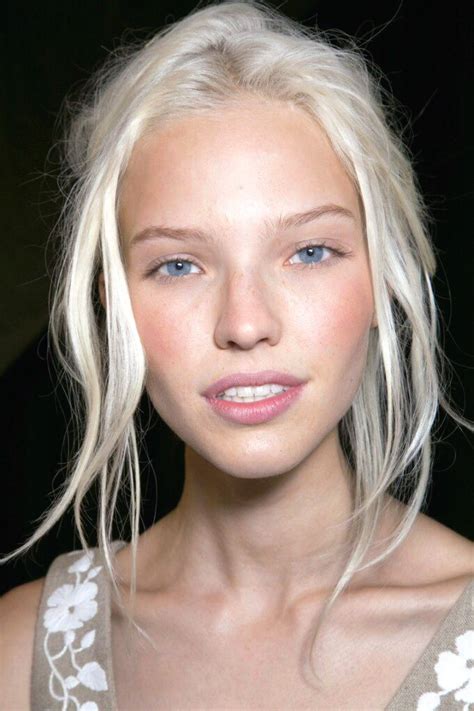 Makeup White Blonde Hair Platinum Blonde Hair Hair Beauty