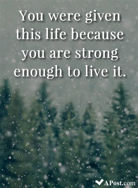 Born on october 15, 1844, nietzsche began … You were given this life because you are strong enough to live it #quotes #inspirational# ...