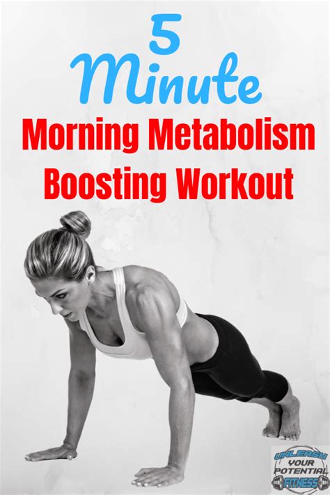 5 Minute Morning Metabolism Boosting Workout Morning Workout
