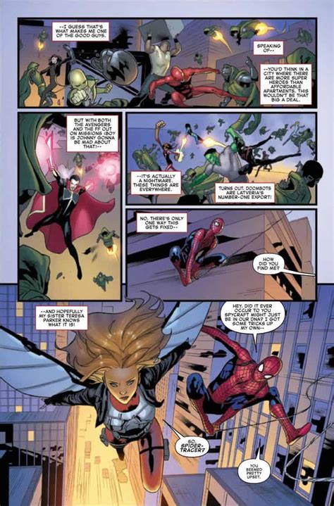 Marvel Comics Universe And Amazing Spider Man 35 Spoilers Civil War