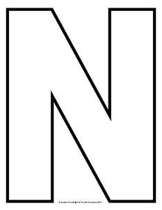 23+ large alphabet letter templates. Capital Letter Outlines for A-Z | Alphabet Activities ...