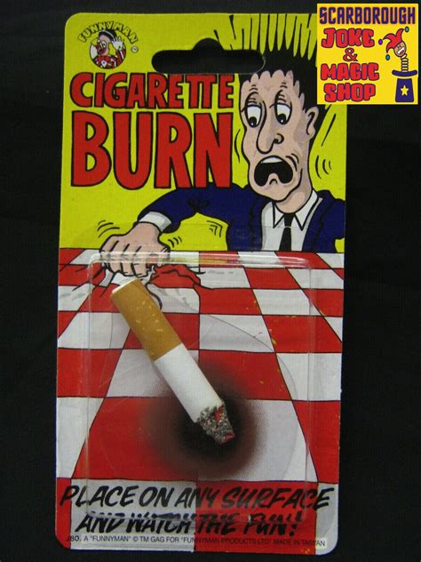 Cigarette Burn ~ Looks Like A Cig Burning Into Something ~ Joke Trick Prank Gag Ebay