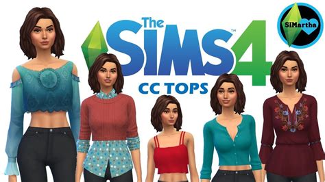 Sims 4 Cc Maxis Match Tops Bios Pics