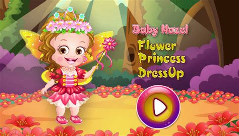 Baby Hazel Flower Princess Dressup Girl Games