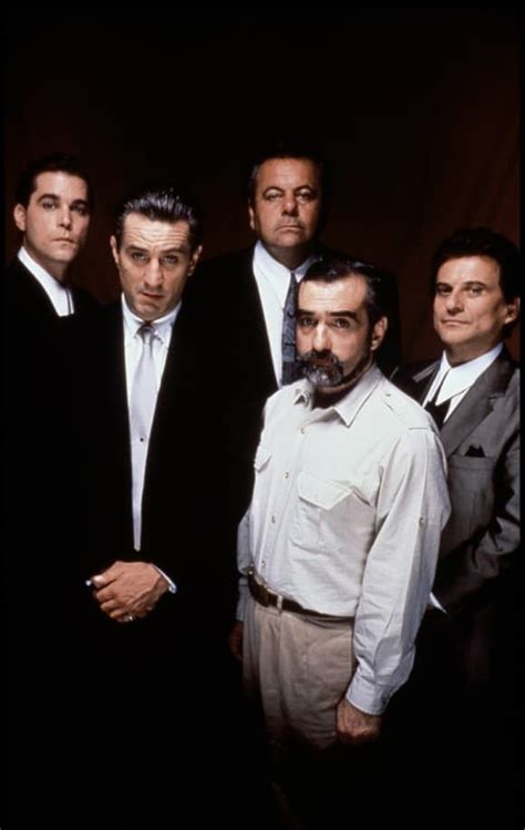 The Cast Of The Goodfellas Including Robert De Niro Ray Liotta And