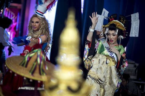 Thailandia Eletta Miss Queen Bellezza Transgender La Repubblica