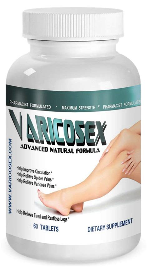 Varicosex Natural Varicose Vein Spider Vein Relief Circulation