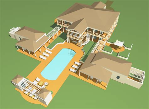 Mcm Design Island House Plan 8