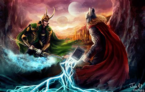 Loki And Thor By Juneru On Deviantart