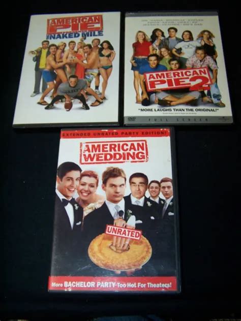 American Pie Used Lot Dvds American Pie American Wedding The