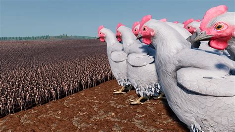 New Giant Chickens Vs 1 Million Zombies — Ultimate Epic Battle Simulator 2 Zombie Giant