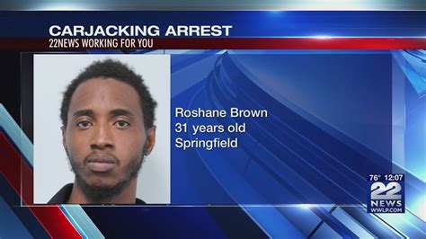 suspect arrested for carjacking on memorial drive in springfield youtube