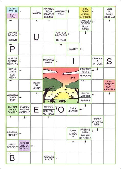 Cette rubrique propose des exercices sous forme de fiches à imprimer. Mots fléchés | Mots fléchés à imprimer, Mots fleches, Mots ...