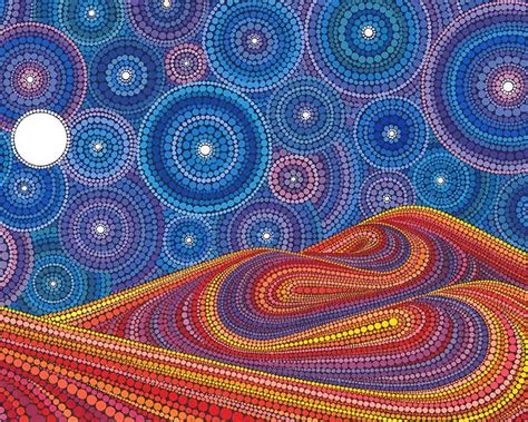 Dotart The Plus Paper Dots Art Dot Art Painting Aboriginal Dot