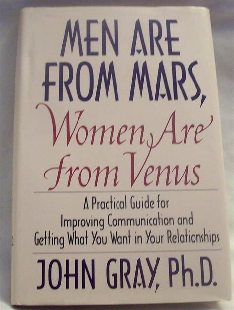 Men Are From Mars Women Are From Venus By John Gray Goodreads