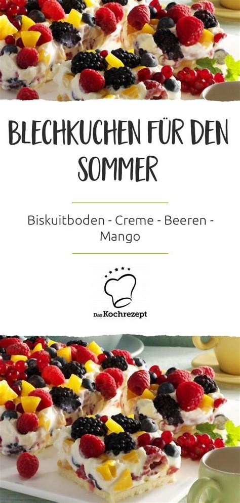 Maybe you would like to learn more about one of these? Blechkuchen für den Sommer - #Blechkuchen #den #für # ...