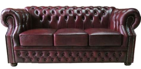 Red Leather Chesterfield Sofas Baci Living Room