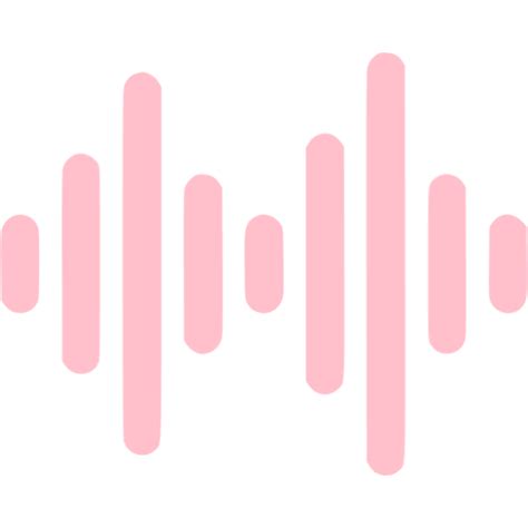 Pink Audio Wave Icon Free Pink Audio Wave Icons