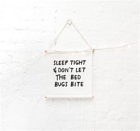 Sleep Tight And Dont Let The Bed Bugs Bite Banner Flag