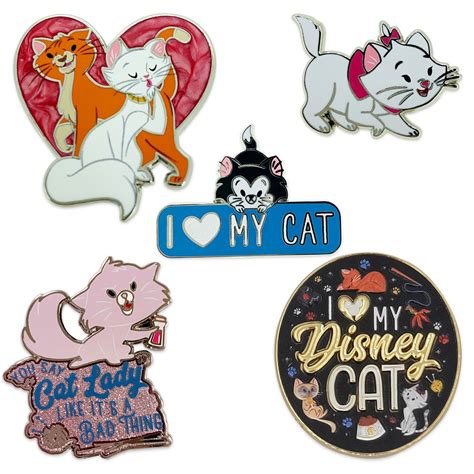 Disney Cats Pin Set Is Available Online Dis Merchandise News