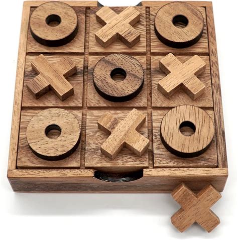 Jp Bsiri Tic Tac Toe Wooden Board Games Noughts And Crosses