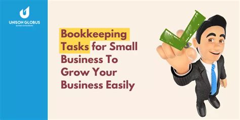 Bookkeeping Tasks For Small Businesses Infographic