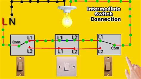 Intermediate Switch Wiring Connection 4 Way Switch Wiring Connection