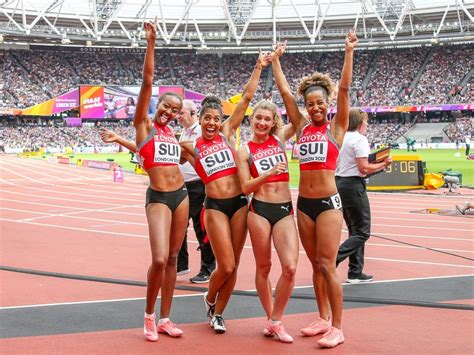 111 baumann sophie 2002 wom sui st bern leichtathletik 2:11,37 2:11,22 4×100-m-Staffel stürmt mit Schweizer Rekord in den WM ...