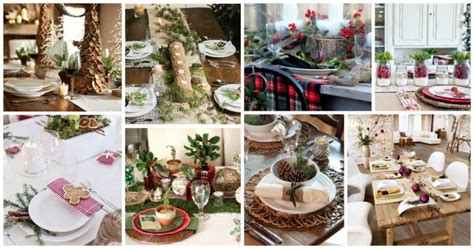 Rustic Christmas Table Setting That You Have To Check Out Page 2 Of 3