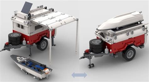 Lego Moc Camper Trailer Ultimate Version By Kevstechnic Rebrickable