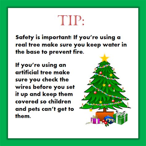 Christmas Trees And Decorations Safety Tips Christmas Tree