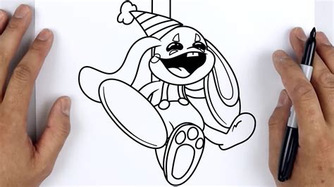 How To Draw Bunzo Bunny Poppy Playtime Chapter 2 Friday Night Funkin Fnf Easy Step By