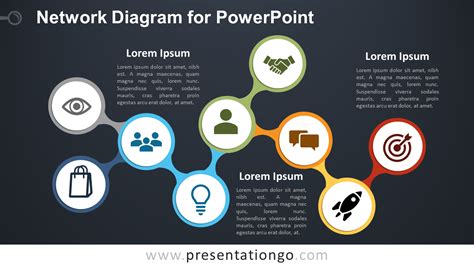 Powerpoint Network Diagram Template Free