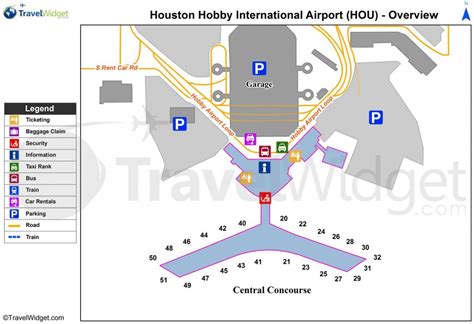 Iah Terminal A Map Houston Airport Terminal A Map Texas Usa