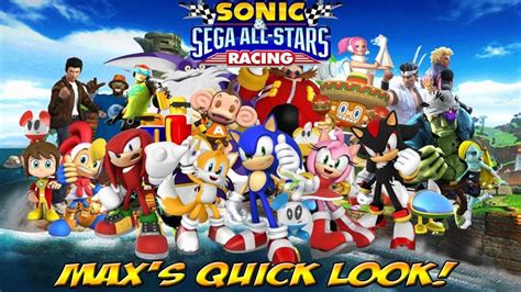 Sonic And Sega All Stars Racing Maxs Quick Look Yovideogames Youtube