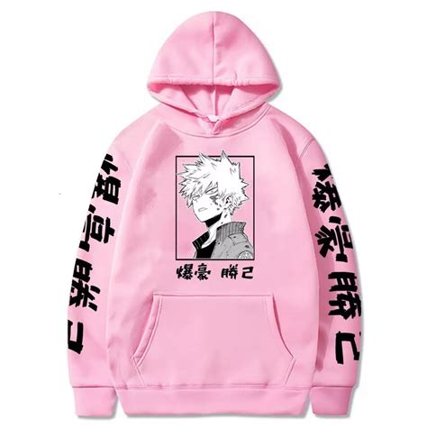 Katsuki Bakugou My Hero Academia Anime Cartoon Print Hoodie Sweater