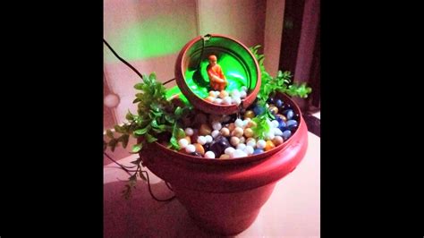 Diy indoor water fountains image and description. DIY LED INDOOR WATER FOUNTAIN FOR BEAUTIFUL HOMES || EASY ...