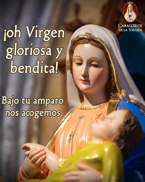 Caballeros De La Virgen On Twitter Virgen Citas De Buenas Noches