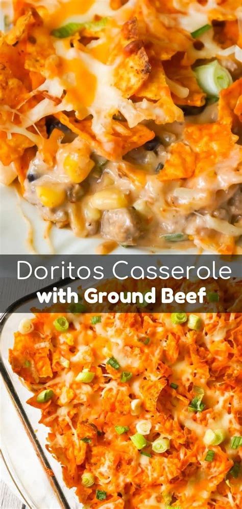 Doritos Casserole with Ground Beef is an easy dinner ...