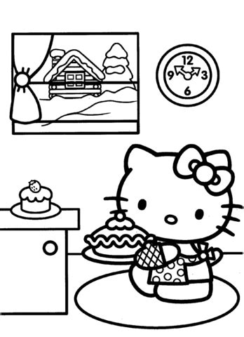 You possibly can down load this photo, click download image and save image to your. Hello Kitty Prepares for Christmas coloring page | Free ...