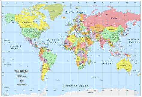 Mapamundi Grande Planisferios Temáticos Para Descargar E Imprimir