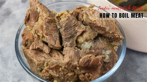How To Boil Meat Perfectly Tender Meat And Rich Stock Youtube