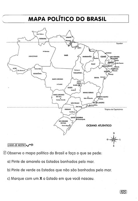 Geografia Mapa Do Brasil Com Atividades Cantinho Das Atividades Images Porn Sex Picture