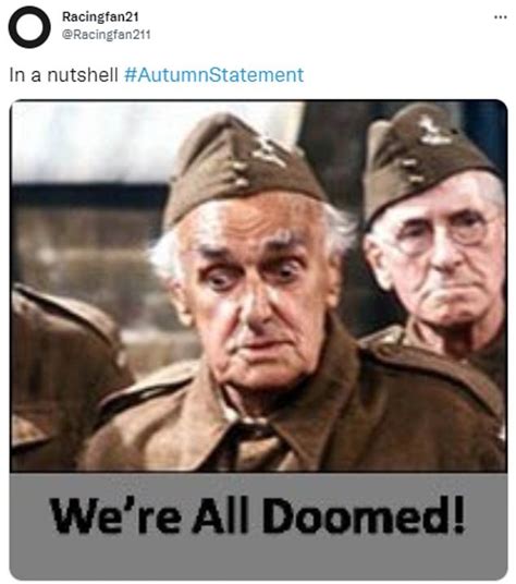 Autumn Budget 2022 Were All Doomed Social Media Users React To
