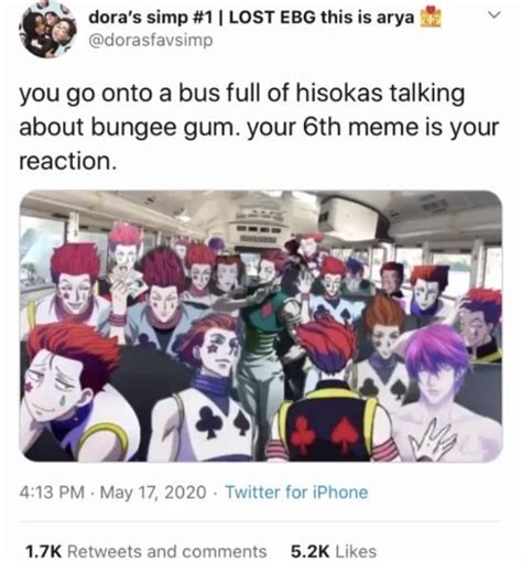 Hisoka Morow Hunter X Hunter Meme Meme Faces “you” Memes Hunter X
